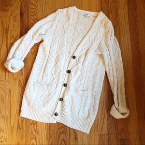 Cream Madewell Cardigan, Size M, VGUC 🌿